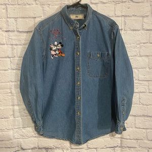 Lee Denim Woman’s L Disney, Mickey Shirt